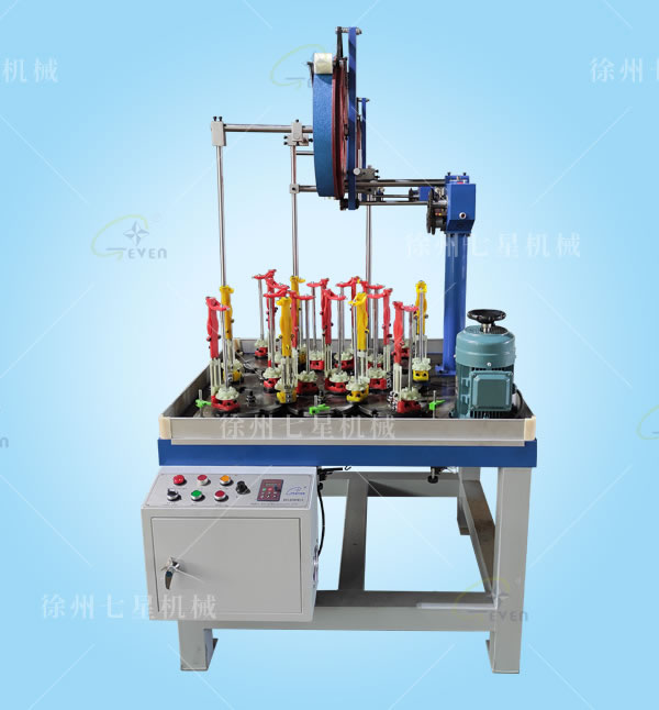 三軌18錠 密封盤根編織機